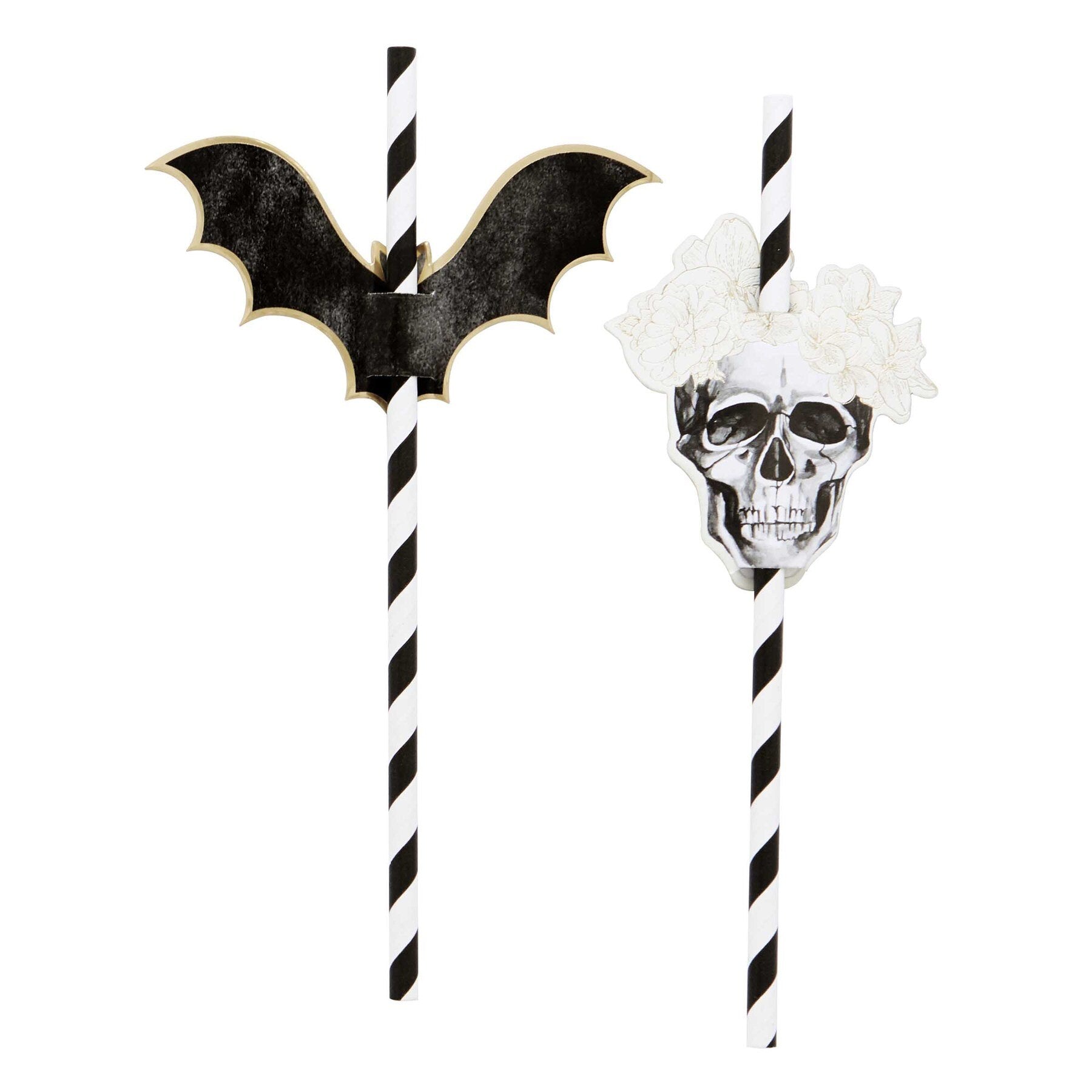 Halloween Straws With Toppers