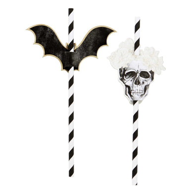 Halloween Straws With Toppers