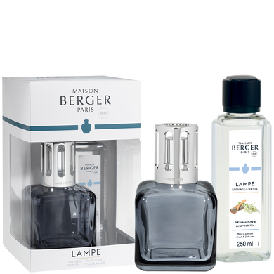 Ice Cube Grey Lamp Gift Set - Lampe Berger