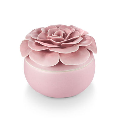 Illume Thai Lily Ceramic Flower Candle