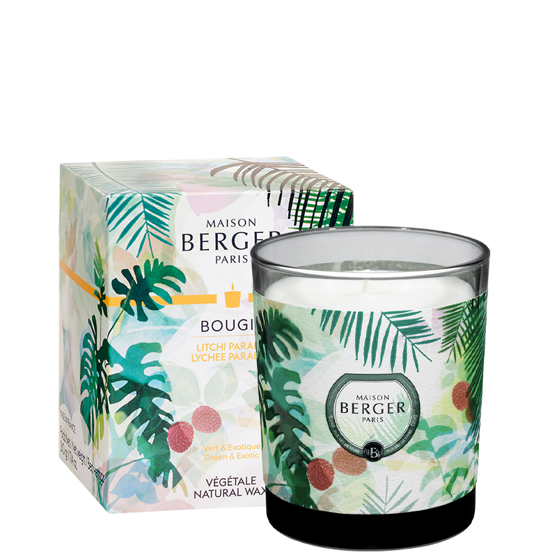 Immersion Grey Scented Candle- Lychee Paradise - Maison Berger