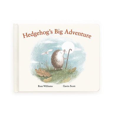 JellyCat Hedgehog's Big Adventure Book