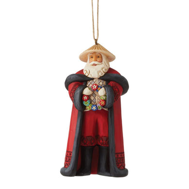 Jim Shore Santas Around The World: Filipino Santa Ornament