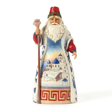 Jim Shore Santas Around The World: Greek Santa Figurine