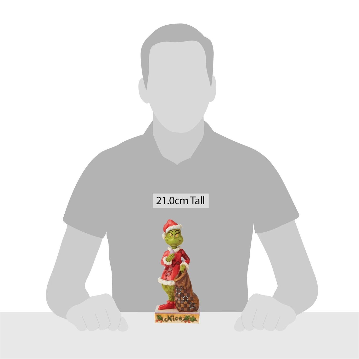 Jim Shore Grinch Two-Sided Naughty/Nice Figurine