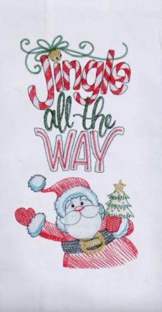 Jingle All The Way Flour Sack Towel