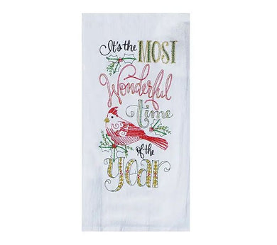 Wonderful Cardinal Flour Sack Towel