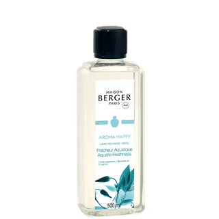 Aroma Happy Lamp Fragrance - Aquatic Freshness - 500ml - Lampe Berger