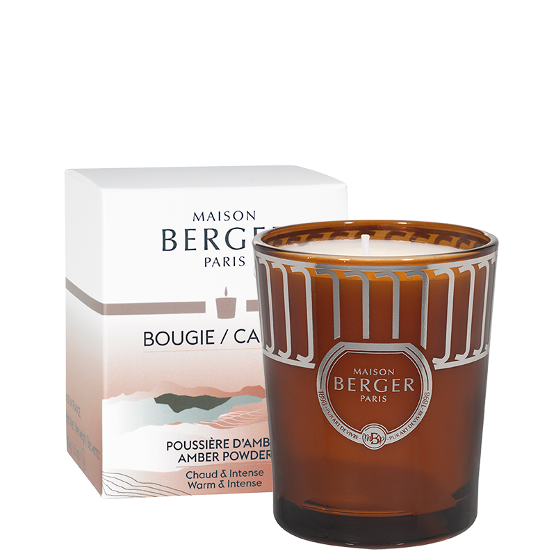 Land Sienna Scented Candle - Amber Powder - Maison Berger