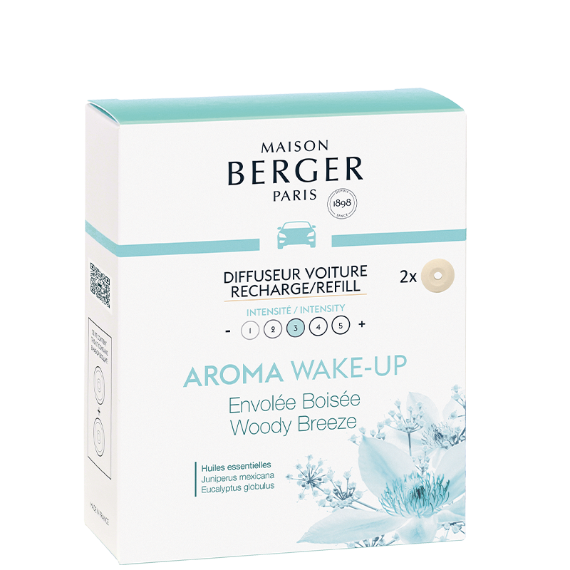 Aroma Wake-Up Car Diffuser Refill (2-Pack) - Maison Berger