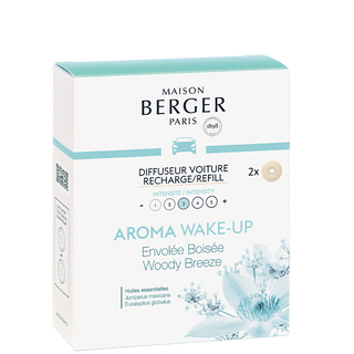 Aroma Wake-Up Car Diffuser Refill (2-Pack) - Maison Berger