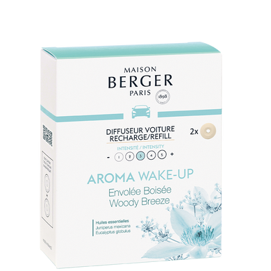 Aroma Wake-Up Car Diffuser Refill (2-Pack) - Maison Berger