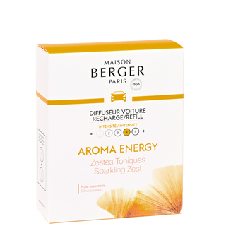 Aroma Energy Car Diffuser Refill (2-Pack) - Maison Berger