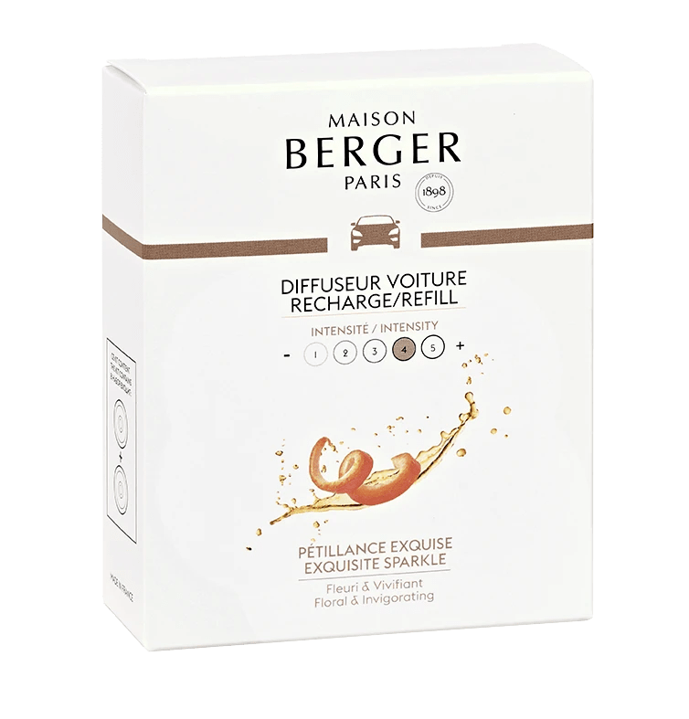 Exquisite Sparkle Car Diffuser Refill (2-Pack) - Maison Berger