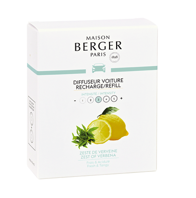 Zest of Verbena Car Diffuser Refill (2-Pack) - Maison Berger
