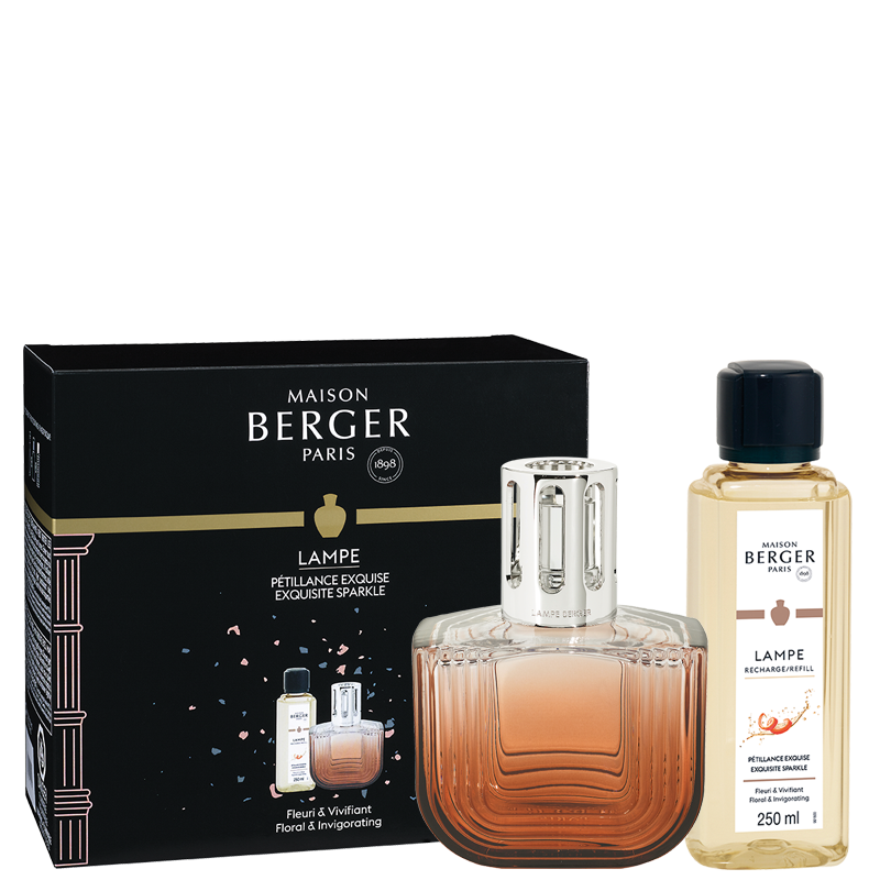 Olympe Copper Lamp Gift Set - Lampe Berger