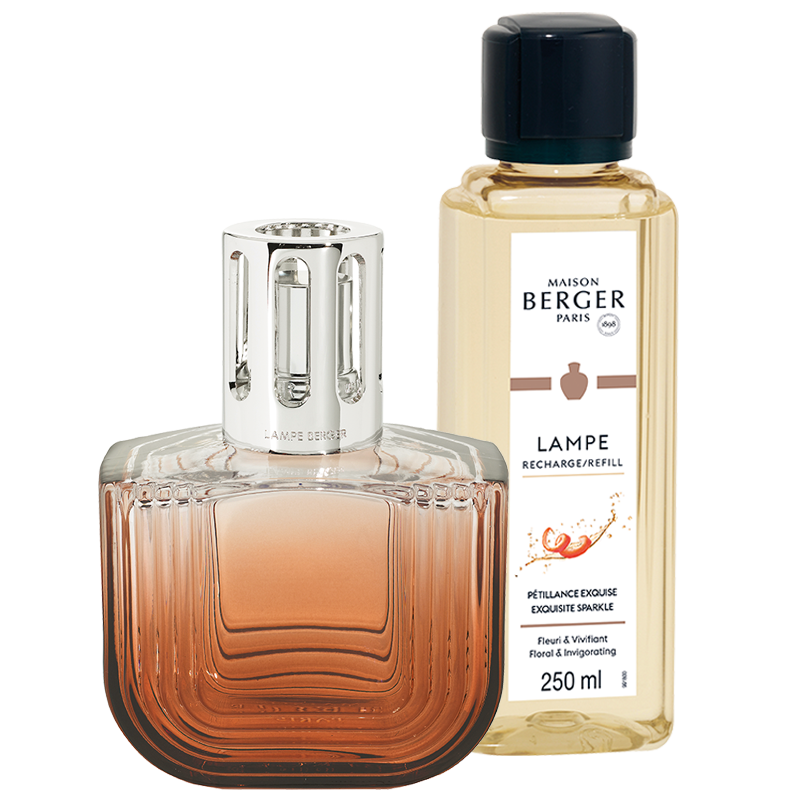 Olympe Copper Lamp Gift Set - Lampe Berger