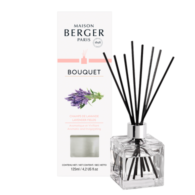 Lavender Fields Cube Reed Diffuser - Maison Berger