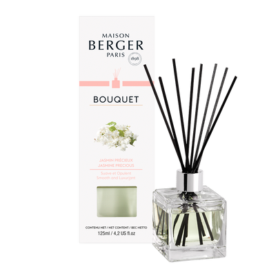 Cube Reed Diffuser - Precious Jasmine - Maison Berger