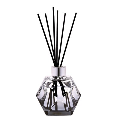 Geometry Liquorice Diffuser Gift Set - Cotton Caress - Maison Berger