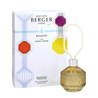 Matali Crasset Chestnut Pre-filled Cube Reed Diffuser - Maison Berger