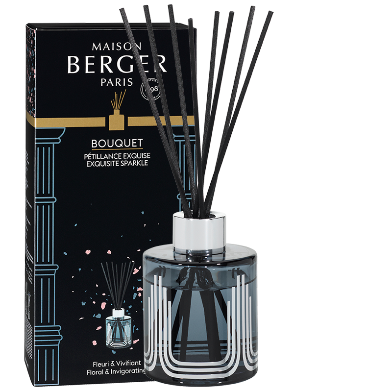 Olympe Grey Prefilled Reed Diffuser - Maison Berger