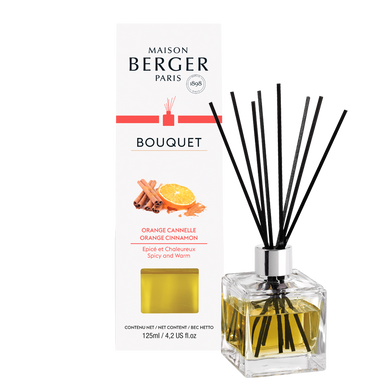 Orange Cinnamon Cube Reed Diffuser - Maison Berger
