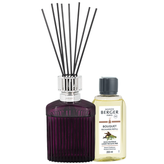 Alpha Plum Reed Diffuser Gift Set - Maison Berger