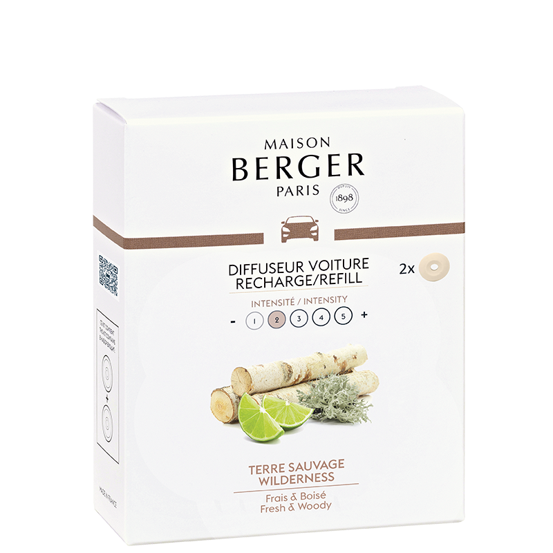 Wilderness Car Diffuser Refill (2-Pack) - Lampe Berger