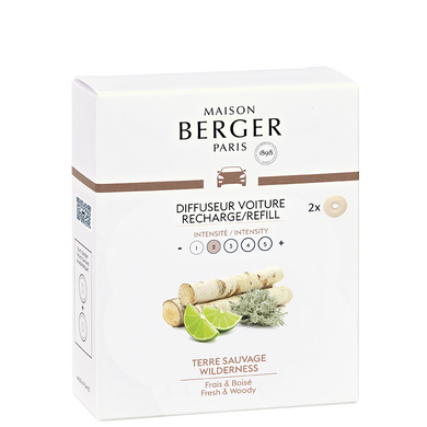 Wilderness Car Diffuser Refill (2-Pack) - Lampe Berger