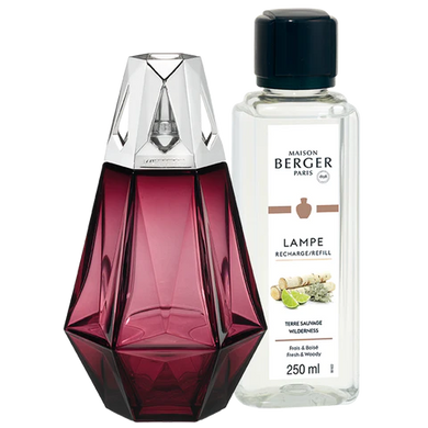 Prisme Garnet Lamp Gift Set - Wilderness 250ml - Lampe Berger
