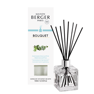 Cube Reed Diffuser - Fresh Eucalyptus - Maison Berger