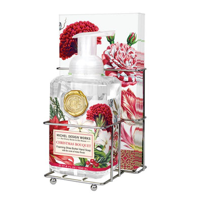 Michel Design Works Christmas Bouquet Foaming Hand Soap Napkin Set