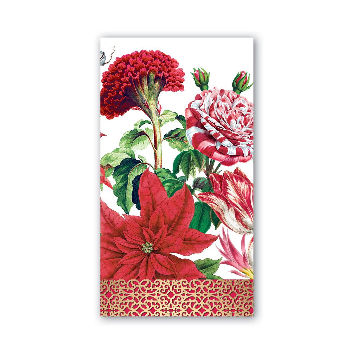 Michel Design Works Christmas Bouquet Hostess Napkin