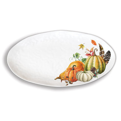 Michel Design Works Sweet Pumpkin Melamine Oval Platter
