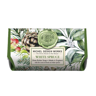 Michel Design Works White Spruce Large Bath Soap Bar