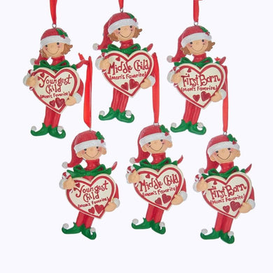 Mom's Favourite Girl or Boy Ornament