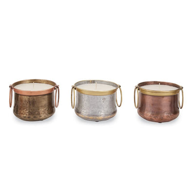 Tin Candles With Handles