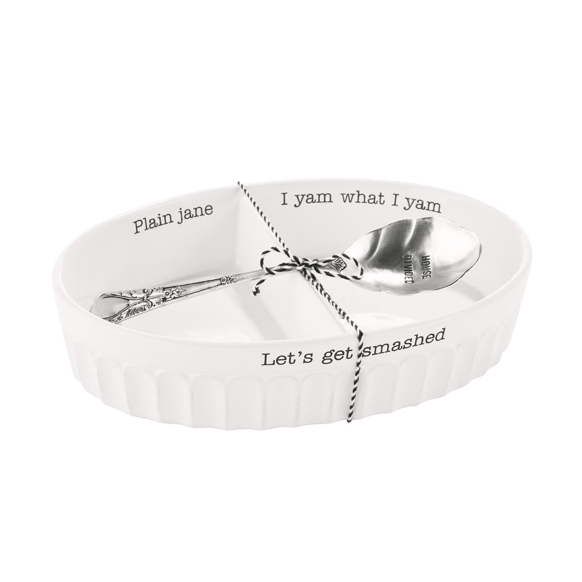 Circa Divided Potato Bowl Set