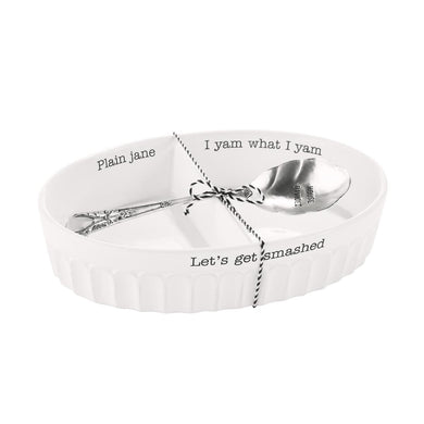 Circa Divided Potato Bowl Set