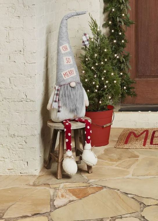 Extra Large Dangle Leg Christmas Gnome