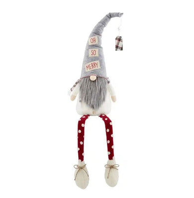 Extra Large Dangle Leg Christmas Gnome