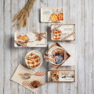 Give Thanks Pumpkin Tray