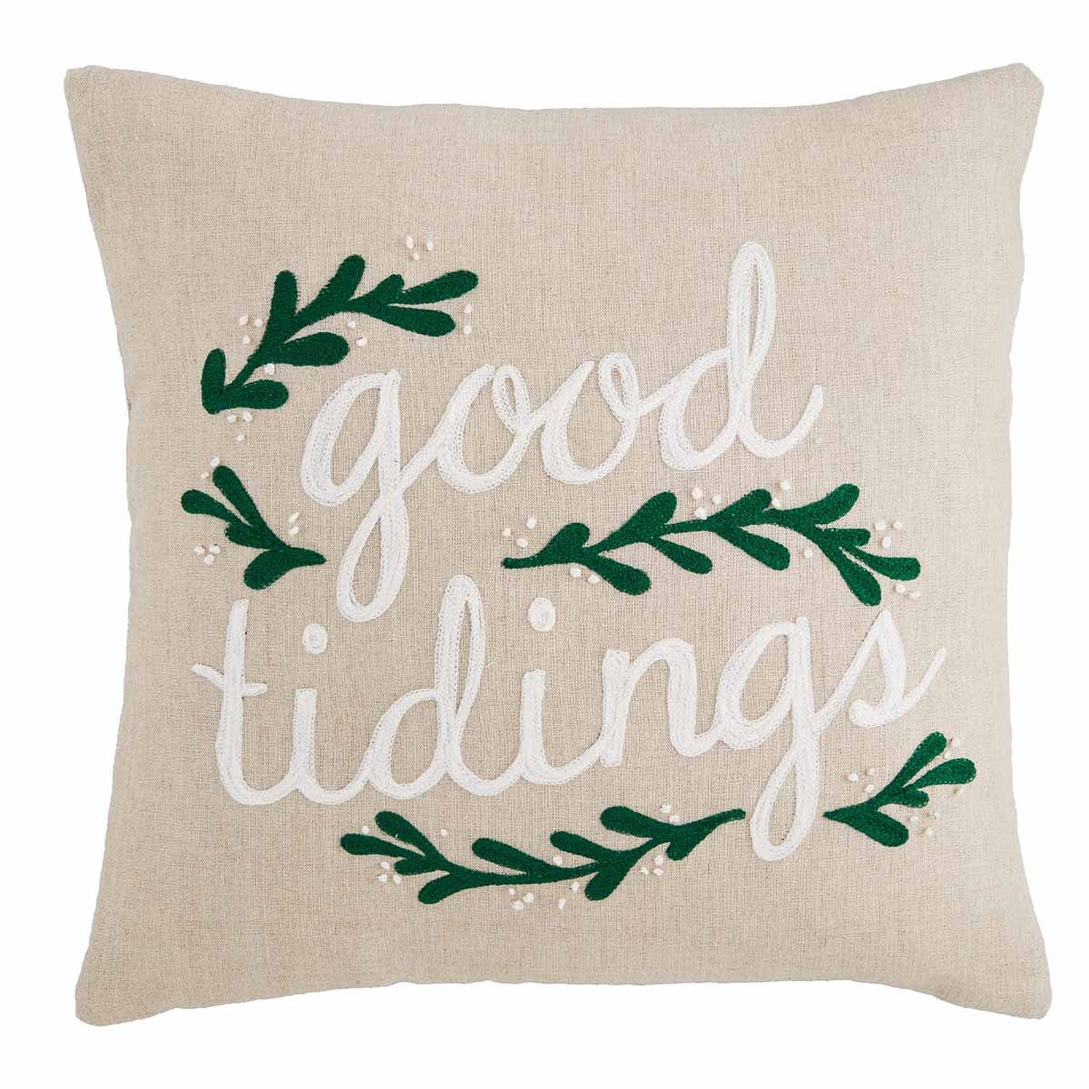 Good Tidings Throw Pillow