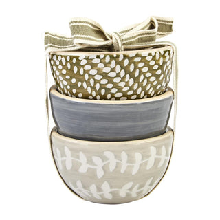 Leaf and Vine Dip Ramekin Cup Set