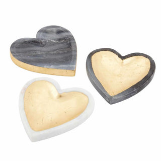 Marble And Foil Trinket Trays