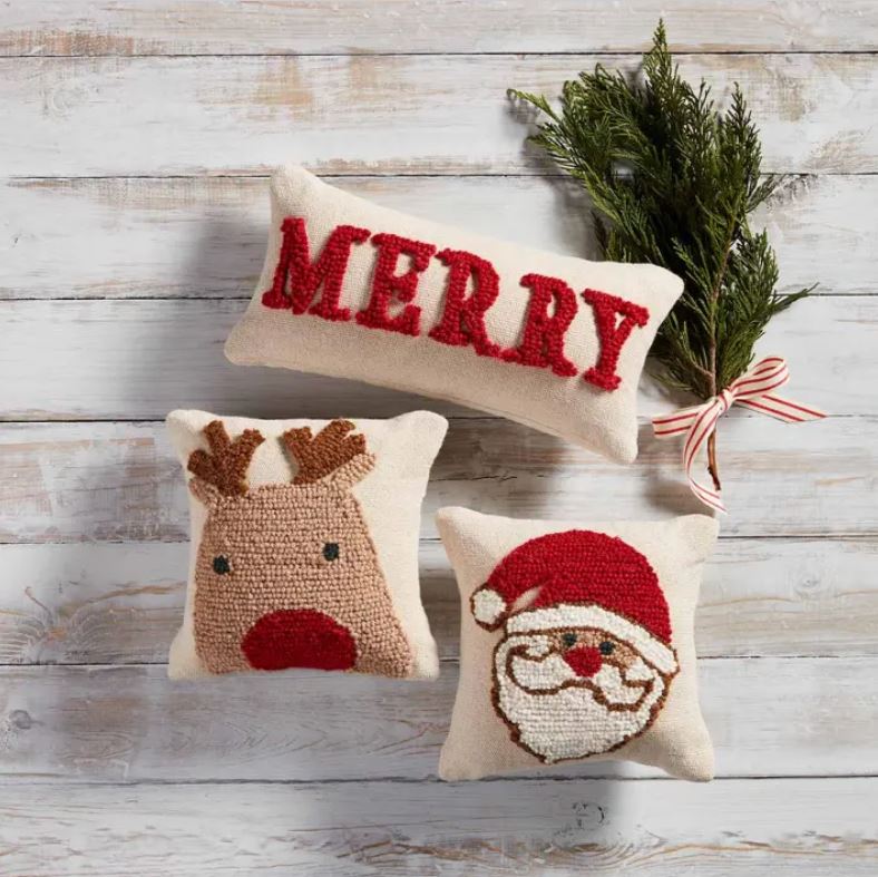 Merry Mini Canvas Pillow