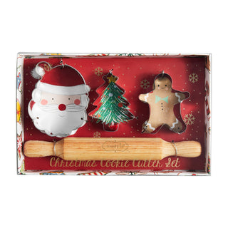 Red Christmas Cookie Cutter Set - Red