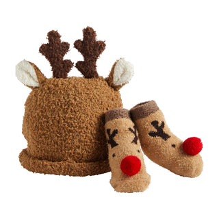 Christmas Sock And Hat Set