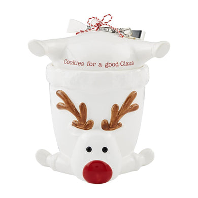 Reindeer Cookie Jar Set